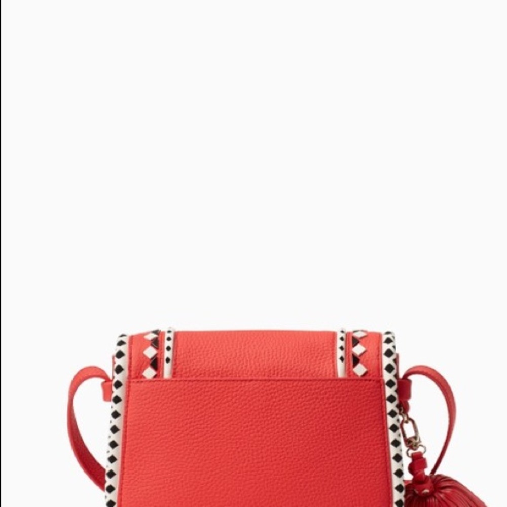 Jasper Crown St Prickly Pear Red Leather CrossBody - Picture 3 of 3